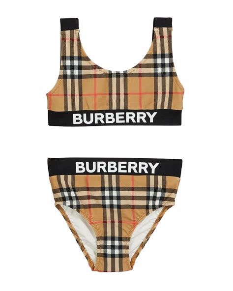 women's burberry bathing suit|burberry high waisted bikini.